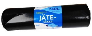 Garbage bag roll - 240 L - 1150 x 1400 x 0,06 mm