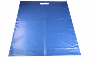 Plastkasse - 500 x 500+50PV x 0,06 mm - blå